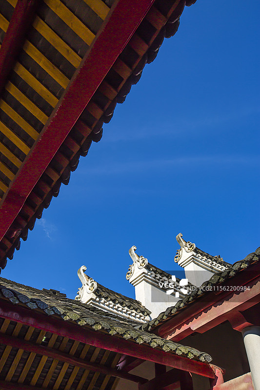 寺庙的房顶图片素材
