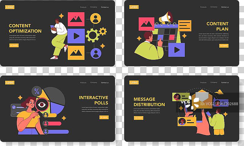 数字战略平面图图片素材