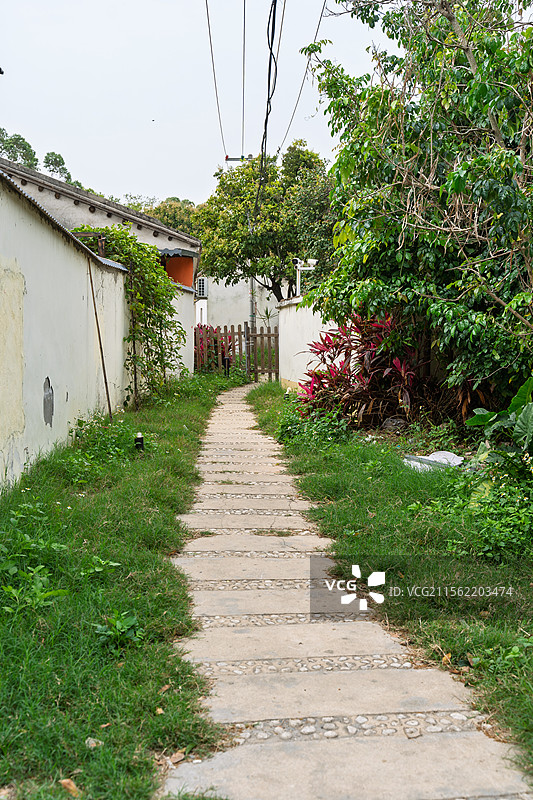 广西北海流下村小道图片素材