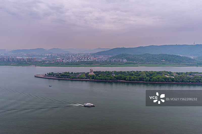 长沙橘子洲头图片素材