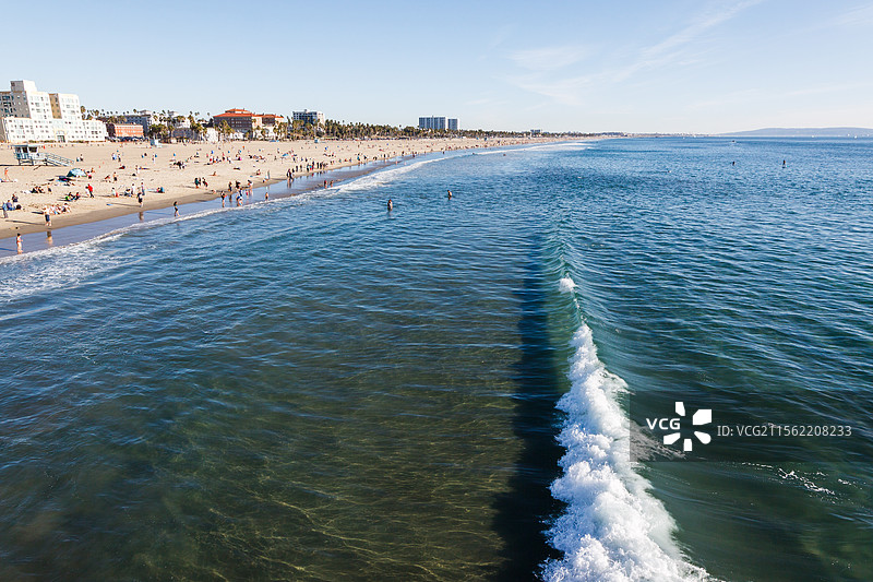 游乐感的海滩图片素材