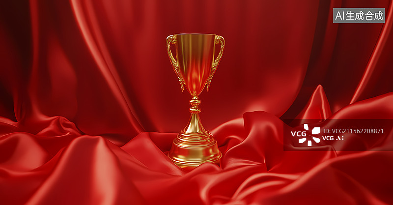 【AI数字艺术】金奖杯图片素材
