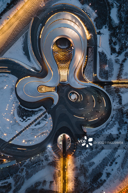 哈尔滨大剧院图片素材