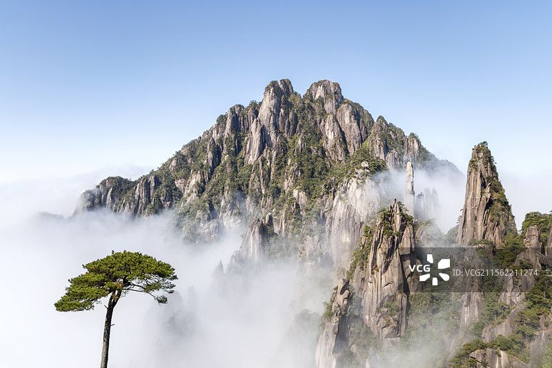 江西上饶三清山风光图片素材