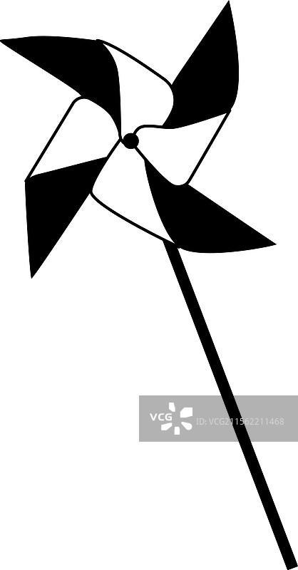 黑白色儿童玩具吹风机图片素材