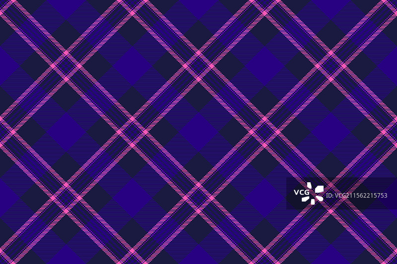 抽象的紫色和粉色对角格子图案图片素材
