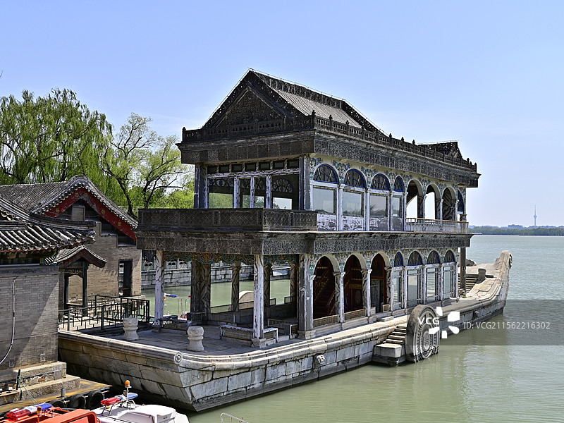 颐和园 清晏舫（石舫）图片素材