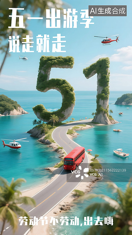 【AI数字艺术】五一劳动节海报图片素材