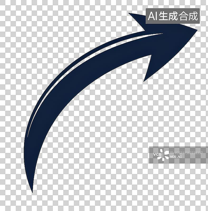 【AI数字艺术】3D渲染免扣图元素黑色箭头图片素材