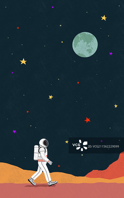 宇宙 漫步 火星 宇航员图片素材