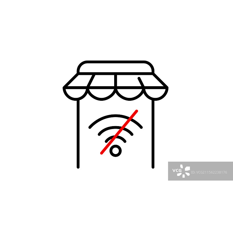 带有购物应用程序且没有Wi-Fi符号的智能手机图片素材