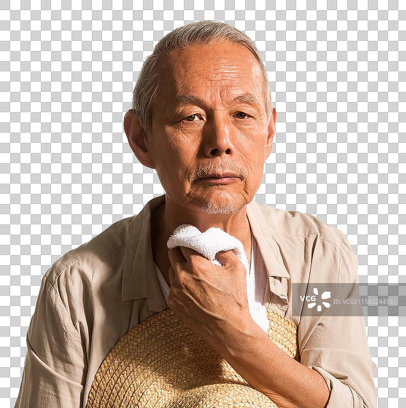 老农民肖像图片素材