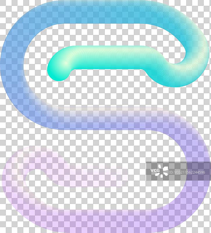 立体字母字体，来自体积管状设计图片素材