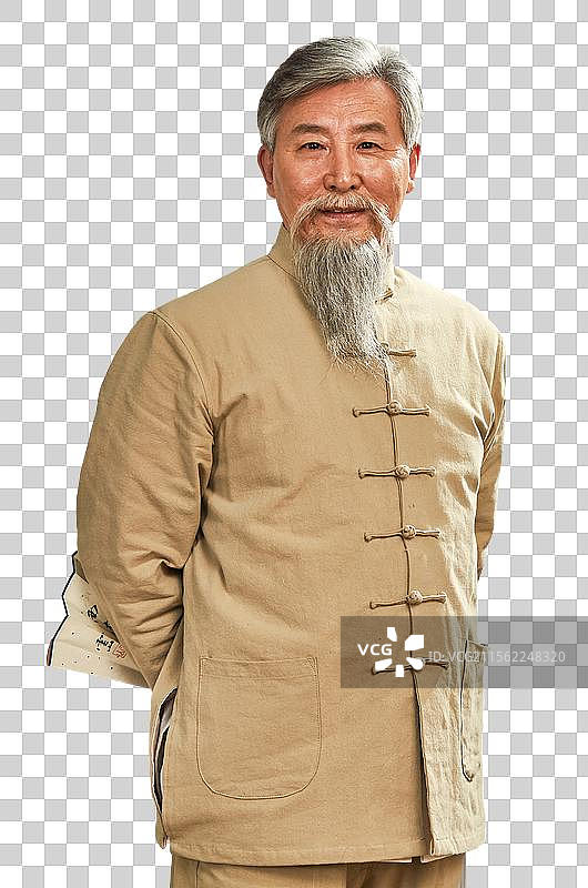 老中医肖像图片素材