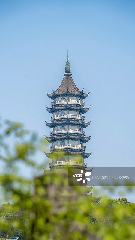 招宝山鳌柱塔图片素材