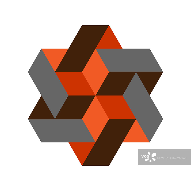 现代彩色全景线条logo设计图片素材