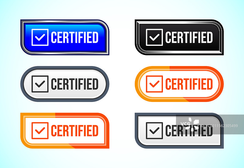 认证按钮设计 认证标志 适用图片素材