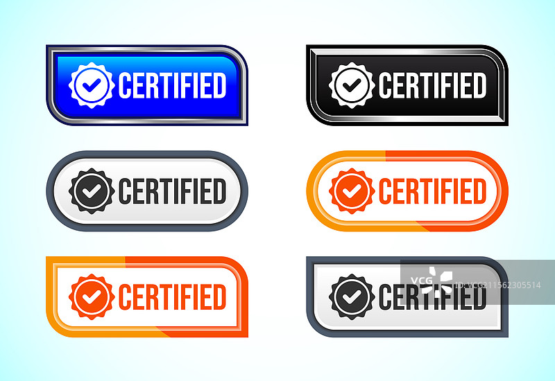 认证按钮设计 认证标志 适用图片素材