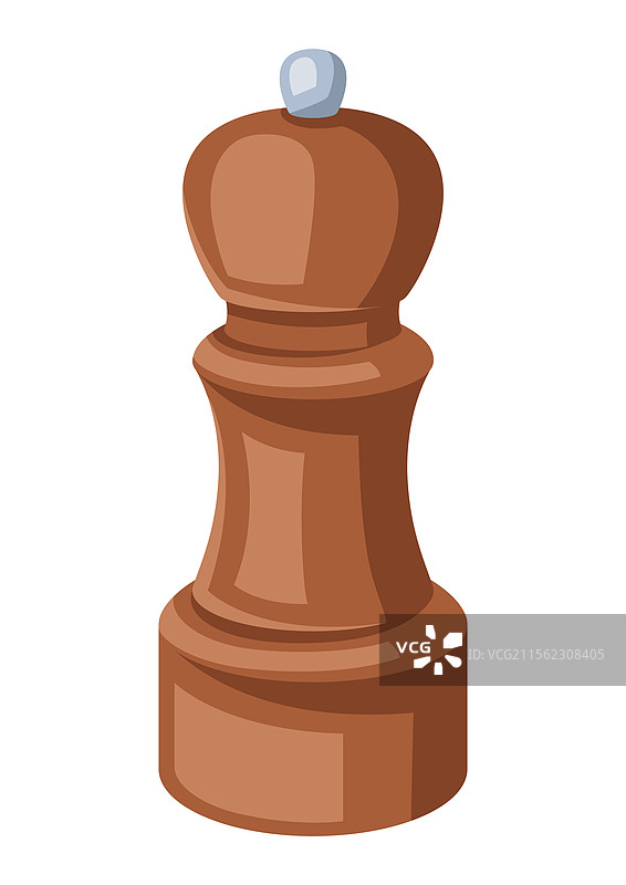 风格化的厨房中的胡椒磨图片素材