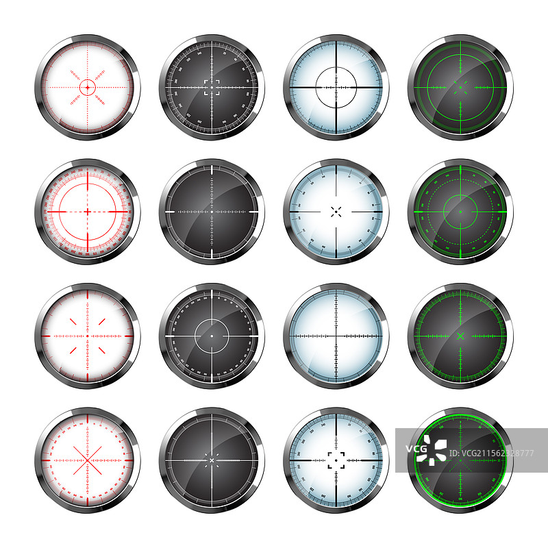 狙击步枪光学瞄准镜图片素材