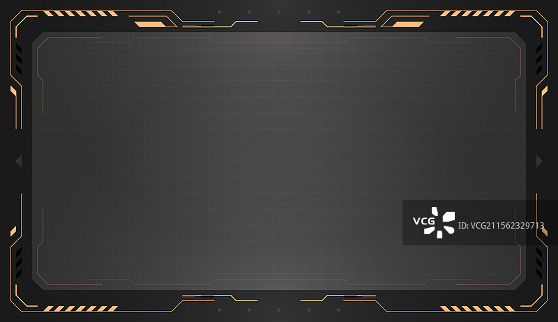 灰色HUD框架未来用户界面图片素材