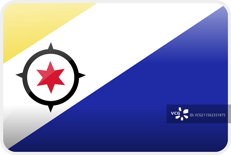 博奈尔国家的国旗图标图片素材