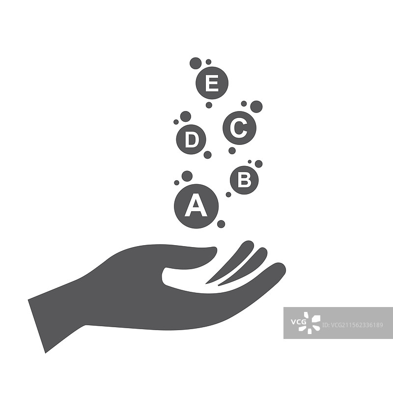 维生素A 维生素B 维生素C 维生素D图片素材