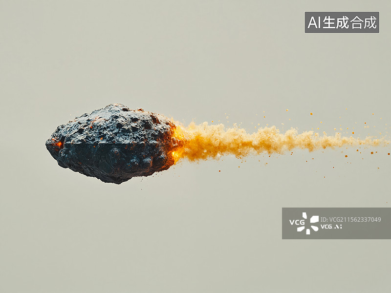 【AI数字艺术】流星划过图片素材