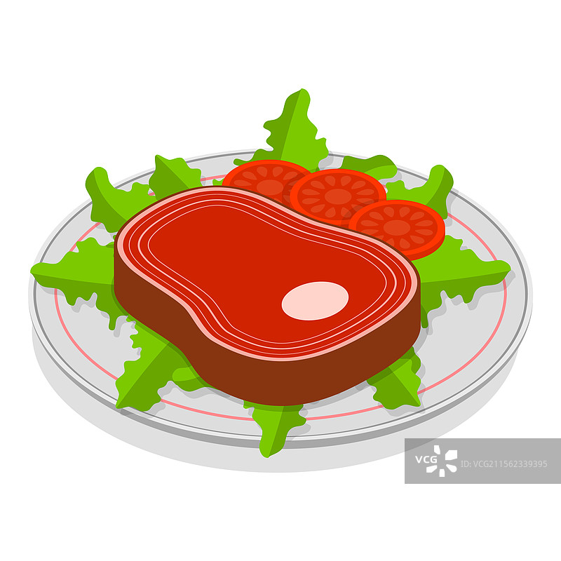 健康的三维等距平面图图片素材