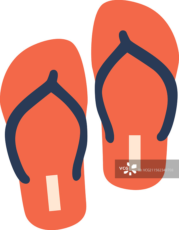 沙滩拖鞋图片素材