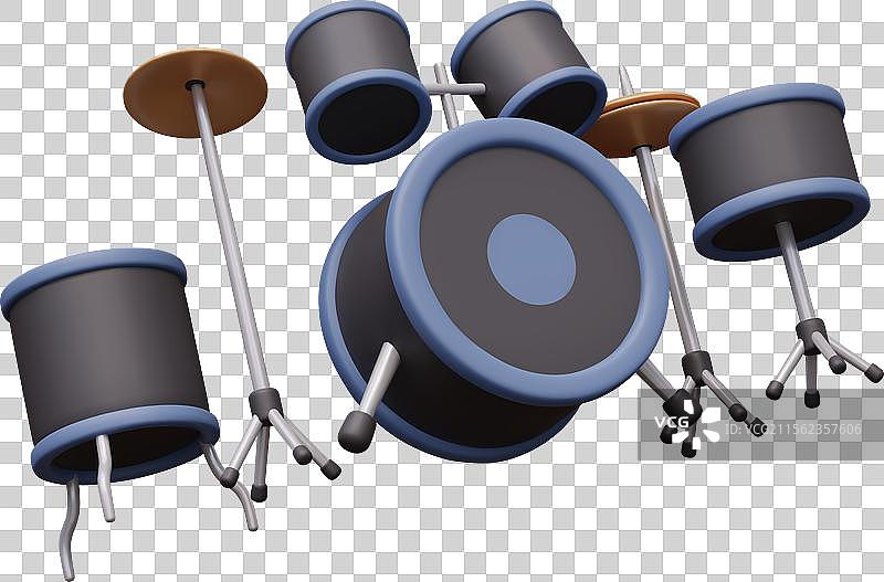 专业的现实风格鼓架图片素材