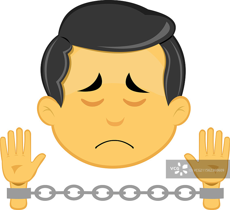 奴隶链的表情符号角色图片素材