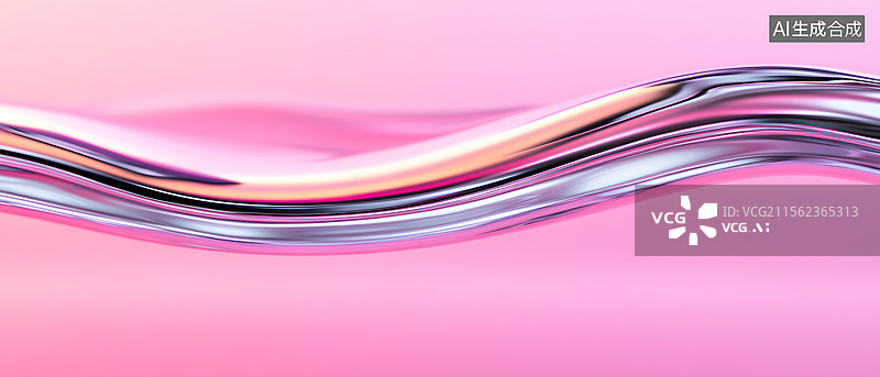 【AI数字艺术】抽象波浪线条背景图片素材