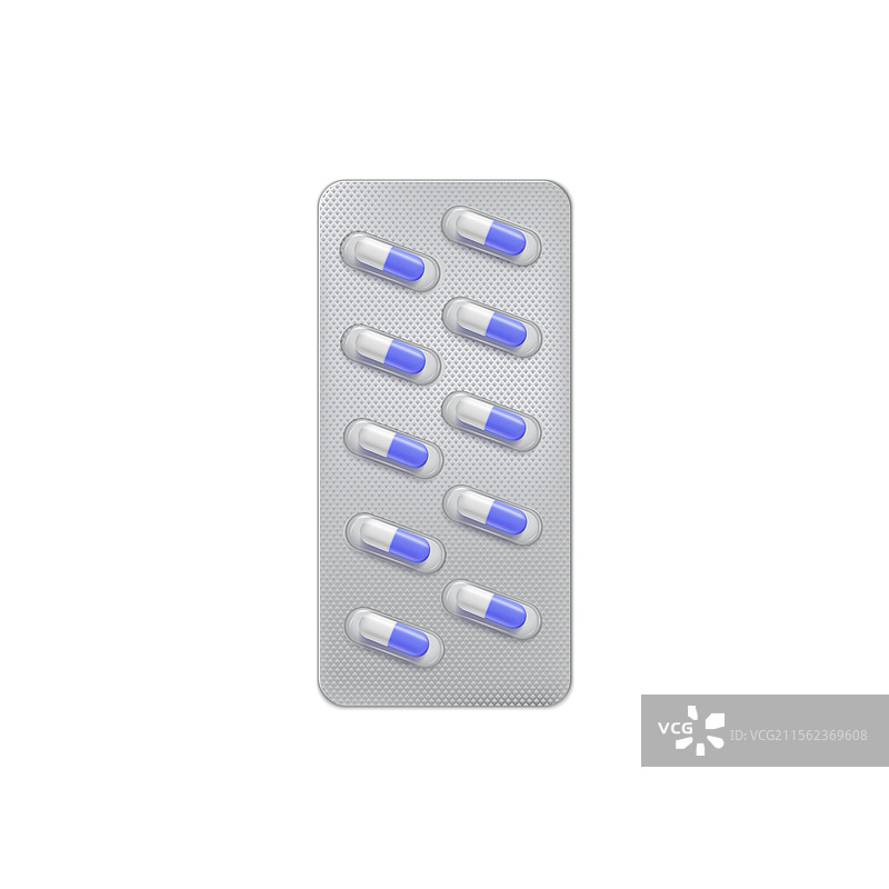 pills blister pack 3d图片素材