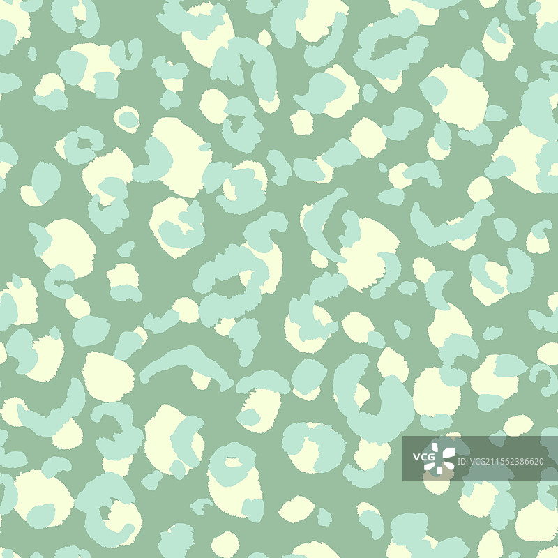 抽象现代豹子无缝图案动物图片素材