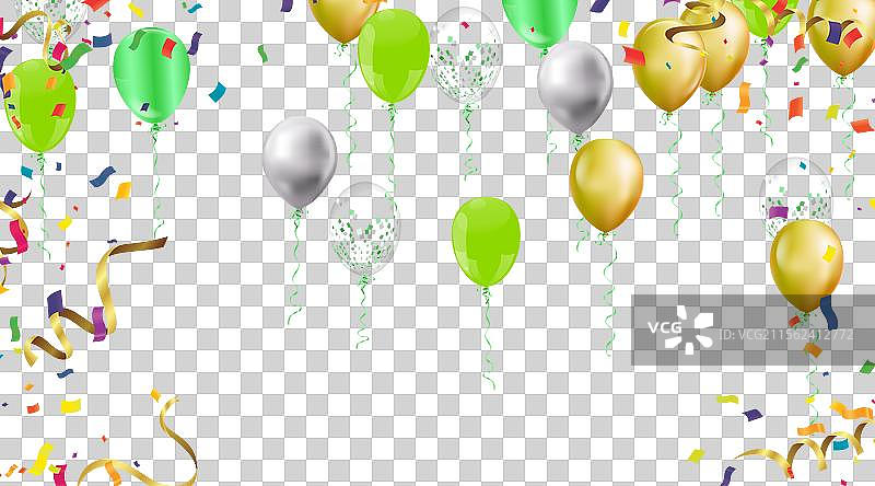 色彩鲜艳、充满节日气氛的图像，展示了各种各样的元素图片素材