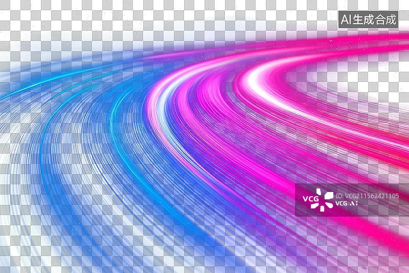 【AI数字艺术】科技抽象之光图片素材