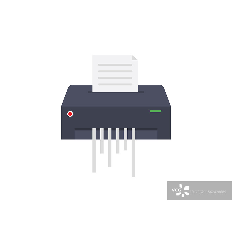 带有一张纸的碎纸机图片素材