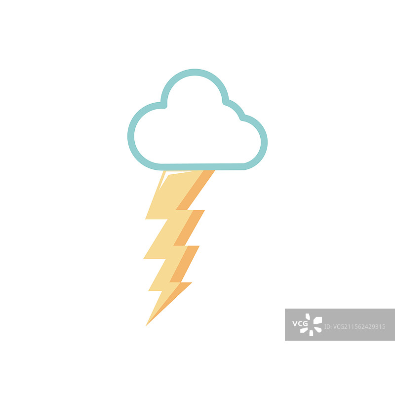 云和闪电图片素材