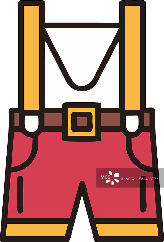 德国传统皮短裤图片素材