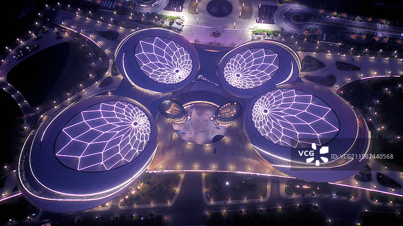 江苏大剧院夜景图片素材