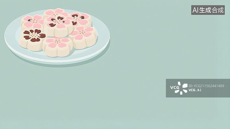 【AI数字艺术】2D卡通左上图片素材