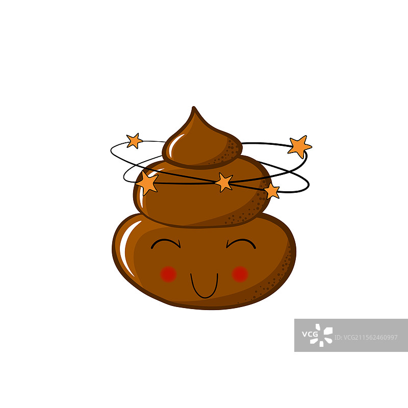 卡通便便模板图标，萌萌的便便，独立展示图片素材