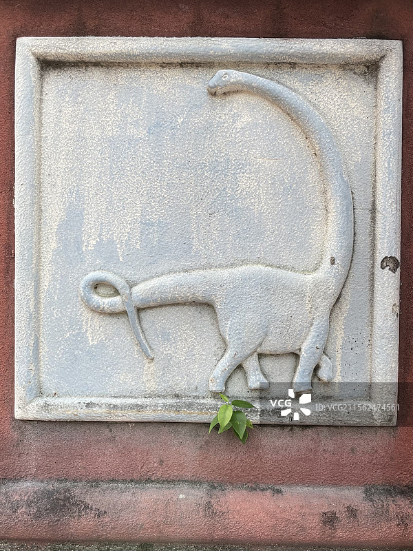 有点萌的长颈龙（香港科技馆外）图片素材