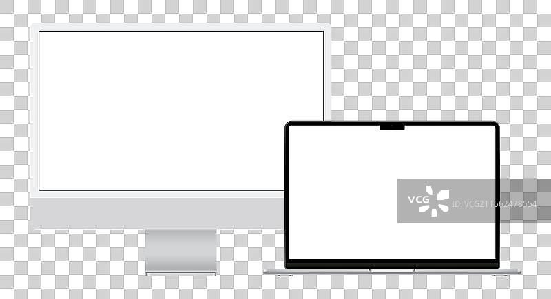 一套苹果设备和配件，MacBook 14 Pro图片素材