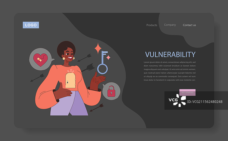 真实性与脆弱性夜间模式图片素材