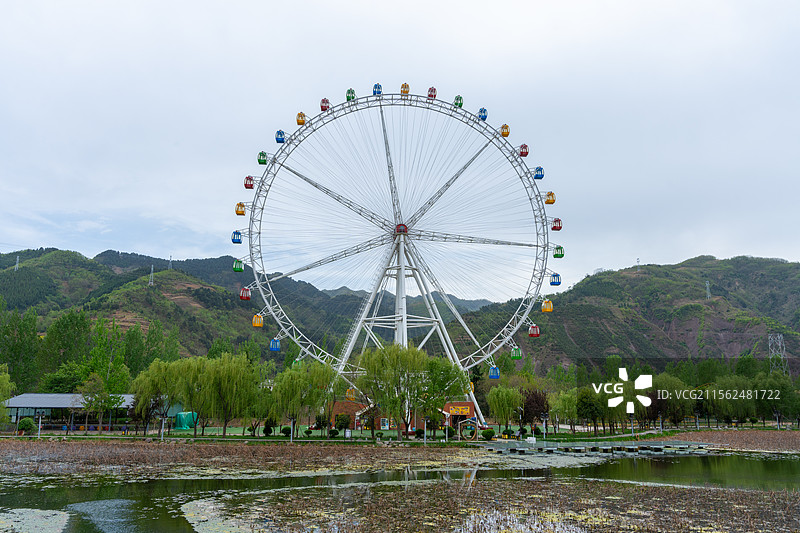 丹凤棣花古镇二郎庙图片素材