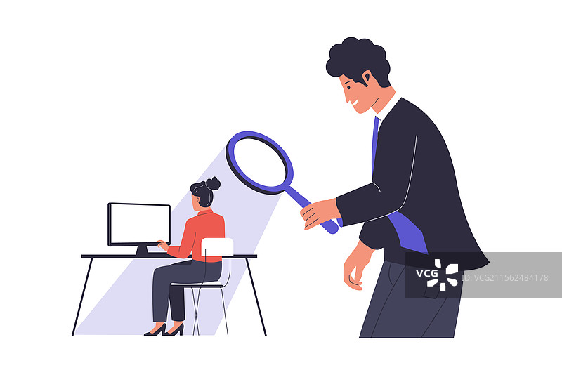 微观管理概念图片素材