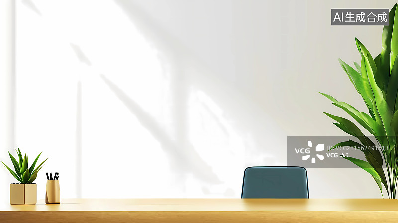 【AI数字艺术】办公桌面和椅子图片素材