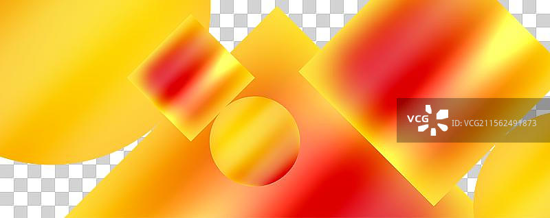 霓虹色彩的几何形状图片素材